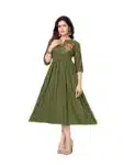 Stylish Embroidery Light-weight Comfortable Deshi Kurti IK031023A (8)