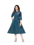 Stylish Embroidery Light-weight Comfortable Deshi Kurti IK031023A (8)