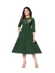 Stylish Embroidery Light-weight Comfortable Deshi Kurti IK031023A (8)
