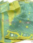 Deshi jamdani traditional succulent green saree with multicolor design BJ041923F (6)
