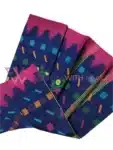 Monipuri handwoven soft cotton navy blue saree MP051023D (7)