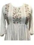 Elegant Embroidery Multicolor Tops Long Sleeve for Women IT073123G (2)