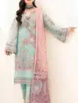 Pakistani Organza Salwar Kameez with Embroidery Work PSC072923A (34)