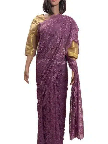 Dubai Chantilly Lace Sarees for Women