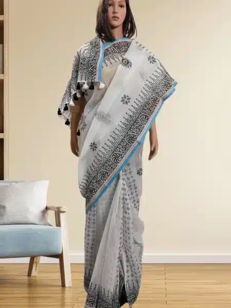 Deshi Boutique Sarees with Printed Work Collection