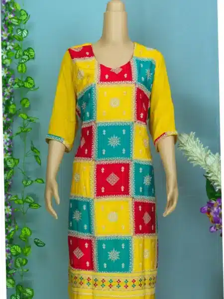 Deshi Salwar Kameez Chinnon Georgette with Embroidery work