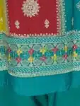 Deshi Salwar Kameez Chinnon Georgette with Embroidery work IBC02182024 (21)