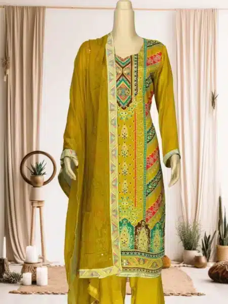 Deshi Salwar Kameez Embroidery with Glass Work Collection