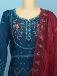 Elegant Gown with Pearl and Heavy Embroidery Work PGC02182024 (11)