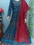 Elegant Gown with Pearl and Heavy Embroidery Work PGC02182024 (11)