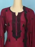 Emphasizing Sharara Heavy Embroidery Work with Pearls PSC02172024 (5)