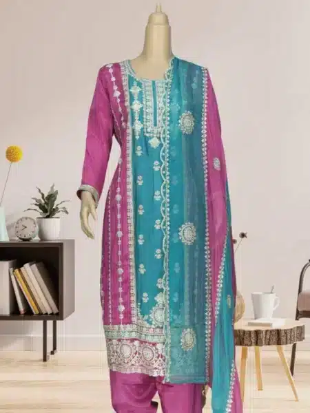 Exclusive Deshi Salwar Kameez with Sequence and Embroidery