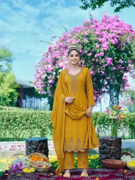 Luxurious Deshi Salwar Kameez with Embroidery Work Collection