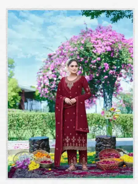 Luxurious Deshi Salwar Kameez with Embroidery Work Collection