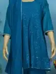 Exclusive Georgette Sharara with Embroidery work Collection ISR03042024 (3)