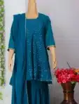 Exclusive Georgette Sharara with Embroidery work Collection ISR03042024 (3)