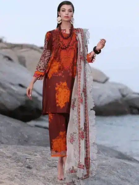 Glamor Embroidery Pure Cotton Pakistani Charizma Suits Collection