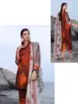 Glamor Embroidery Pure Cotton Pakistani Charizma Suits Collection PSC03082024 (1)