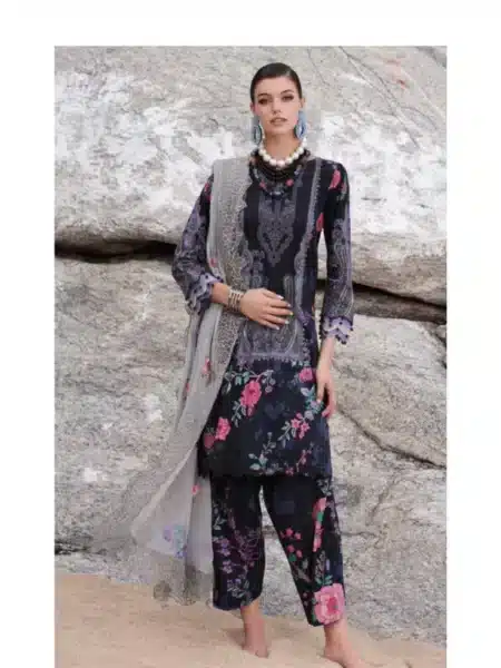 Glamor Embroidery Pure Cotton Pakistani Charizma Suits Collection
