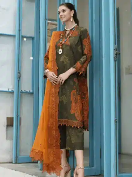 Glamor Embroidery Pure Cotton Pakistani Charizma Suits Collection