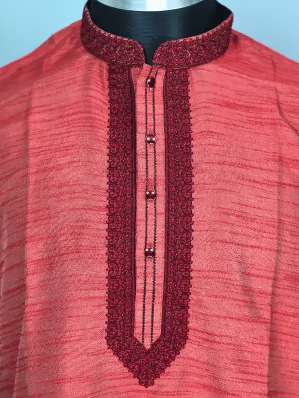 Men’s Soft Silk Panjabi for Special Occasion Collection BP02282024 (13)