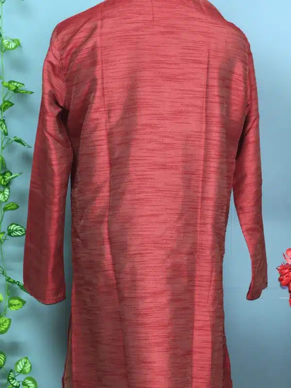 Men’s Soft Silk Panjabi for Special Occasion Collection BP02282024 (14)