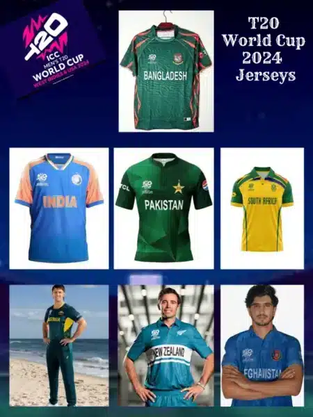 Cricket World Cup T20 2024 Fan Version Jerseys