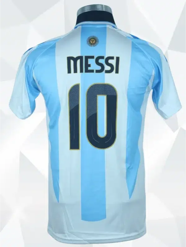 Argentina Customized Fan Version Soccer Jersey Original back