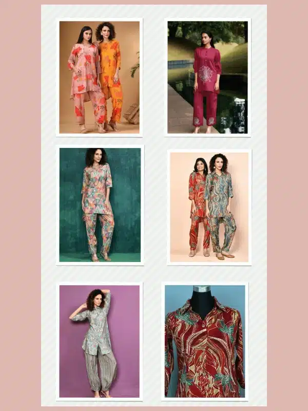 New Stylish Co-Ord Set with Digital Print work Collection
