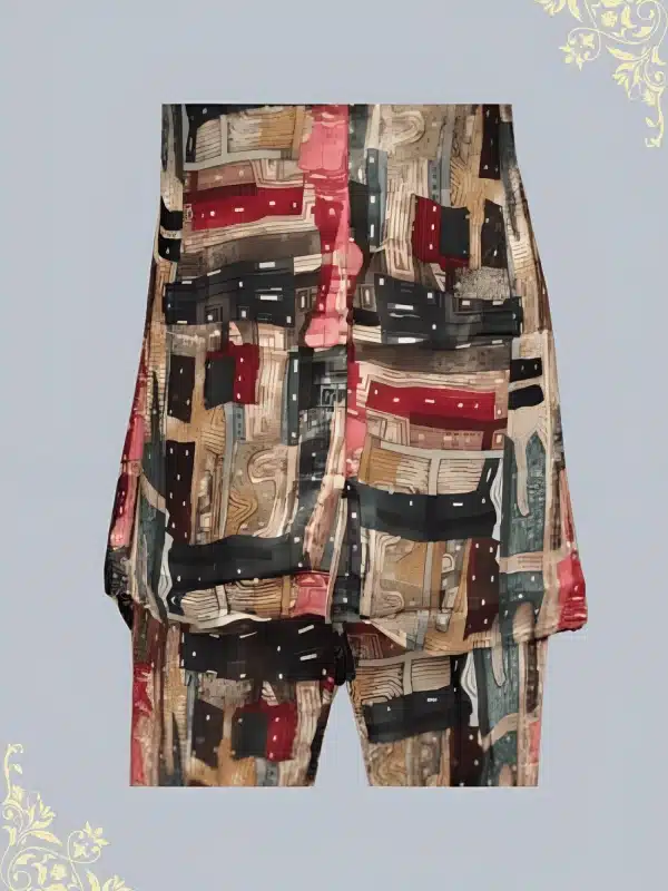 Chromatic Co-Ord Set with Fancy Work Collection ICS03012024A (3)