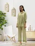 Quality Co-Ord Set with Fancy Work Collection ICS03012024D (1)