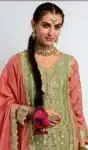 Elegant Embroidered Reception Wear Indian Pakistani Stitched Salwar Kameez Palazzo Suit – ASK030925 – 1 (1)