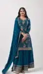 Elegant Festival  Women's Ready to Wear Salwar Kameez Palazzo Suit
