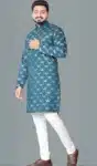 Men_s Cotton Embroidered Kurta Indian Traditional Festival Wear & Ethnic Clothing – AP030825 – 1 (3)