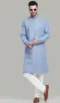 Men's Cotton Striped Kurta Pyjama Set