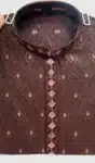 SK140 Men_s Maroon Kurta Pajama Set Traditional Indian Wedding & Party Wear Ethnic Suit – AP030625 -1 (3)