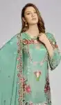 Stylish Sequin Embroidered Trouser Pant Suit – Festive Salwar Kameez Dress – ASK031225 – 1 (1)