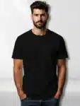 Black Premium Cotton Custom Printed T-Shirts (1)
