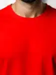 Bright Red Premium Cotton Custom Printed T-Shirts (1)