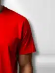 Bright Red Premium Cotton Custom Printed T-Shirts (1)