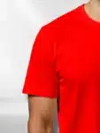Bright Red Premium Cotton Custom Printed T-Shirts (1)