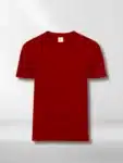 Dark Red Premium Cotton Custom Printed T-Shirts (1)