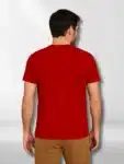 Dark Red Premium Cotton Custom Printed T-Shirts (1)