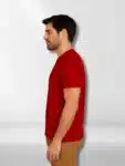 Dark Red Premium Cotton Custom Printed T-Shirts (1)