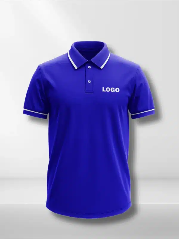 Denim Dark Blue Customized Polo Shirts (1)