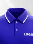 Denim Dark Blue Customized Polo Shirts (1)