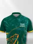Green & Fire Graphics Custom Cricket Team Jerseys Main