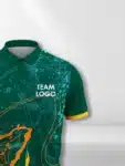 Green & Fire Graphics Custom Cricket Team Jerseys Main