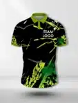 Green in Black Graphic Custom Cricket Jersey (1)
