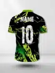 Green in Black Graphic Custom Cricket Jersey (1)
